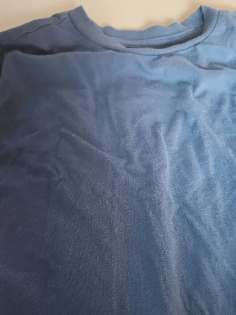 Classic Men's Blue Crew Neck T-Shirt